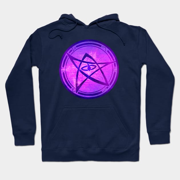 Elder Sign - colour out of space disk Hoodie by HtCRU